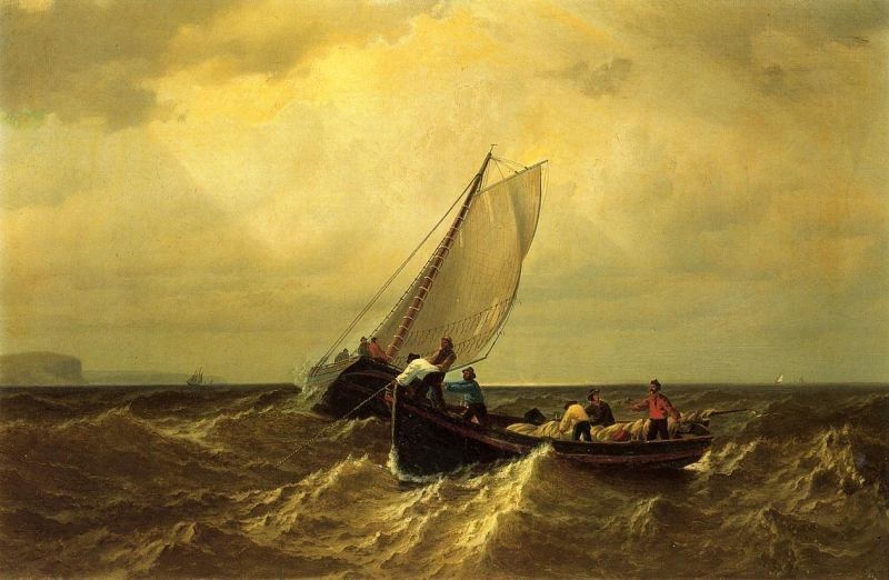 William Bradford Fishing Boats on the Bay of Fundy